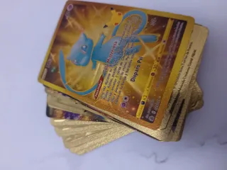 Lote Cartas Pokémon Doradas Mew