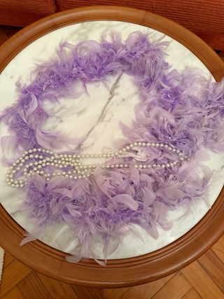 Sombrero de paja estilo años 20 (con accesorios)