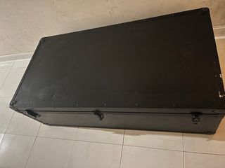 Baúl madera y chapa 50.5x105.5x31