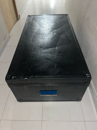 Baúl madera y chapa 50.5x105.5x31