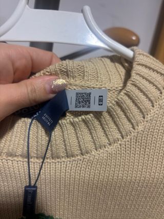 Jersey Polo Ralph Lauren Oso Marrón Beige Nuevo