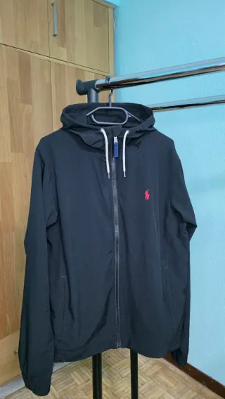 Chaqueta Polo Ralph Lauren Negra con Capucha