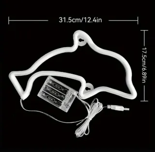 Lampada Neon Led "Delfino"