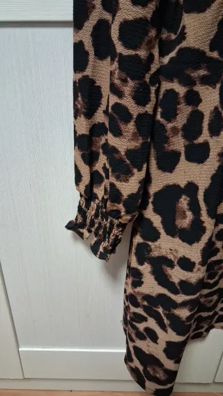 Vestido Leopardo Estampado talla M