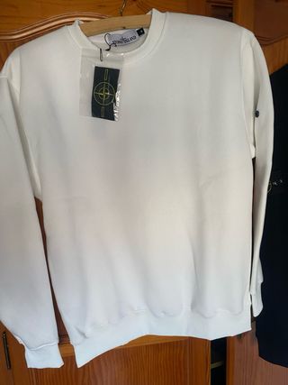Sudadera Stone Island Blanca