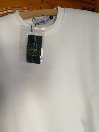 Sudadera Stone Island Blanca