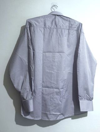 Camisa Alasma cuadros manga larga XL