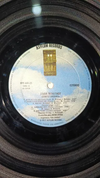Vinilo Linda Ronstadt - Simple Dreams