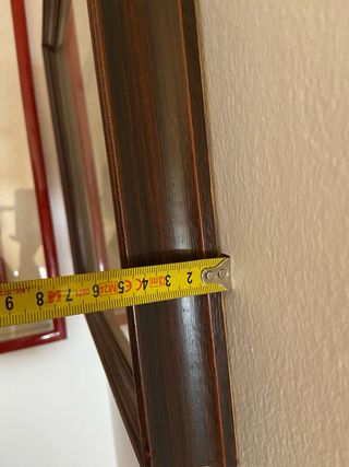 Quadro paesaggio vintage con cornice