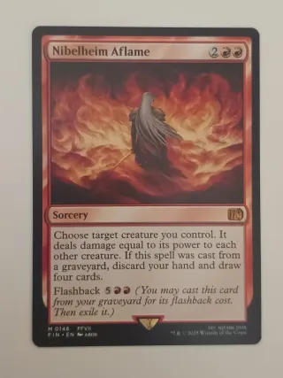 Carta Magic Nibelheim Aflame M0146 FFVII
