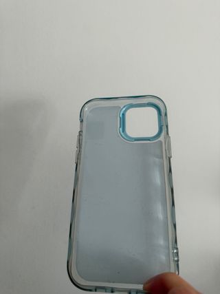 Funda iPhone 12 Pro Azul Transparente