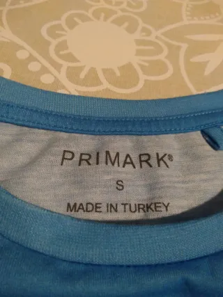 Camiseta degradada azul Primark Talla S