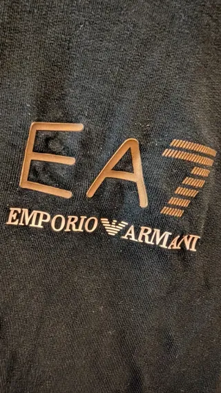 Sudadera EA7 Emporio Armani Negra Talla XL