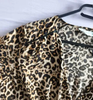 Vestido estampado leopardo