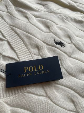 Jersey Polo Ralph Lauren Cable Knit Talla S