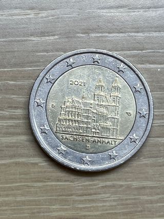 Moneda 2 euros Sachsen-Anhalt 2021