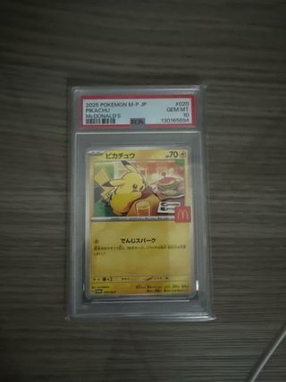 Pikachu McDonald's PSA 10 M-P JP 2025