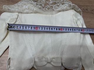 Vestido Fallera Blanco y Azul