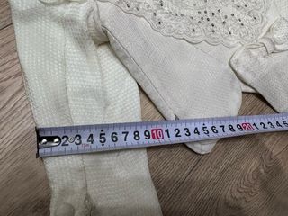 Vestido Fallera Blanco y Azul