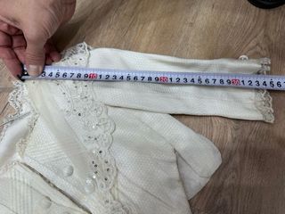 Vestido Fallera Blanco y Azul