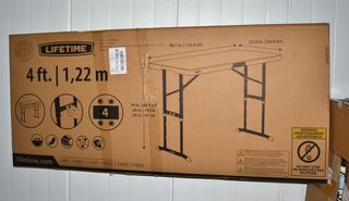 Mesa Plegable Lifetime 122x61cm