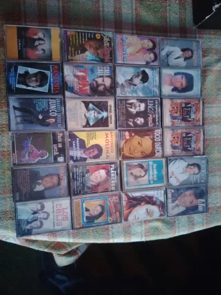 Lote 25 Cintas Cassette Música Variada