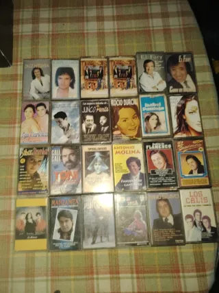 Lote 25 Cintas Cassette Música Variada