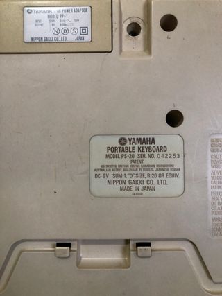 Teclado Yamaha PS-20