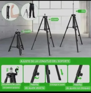 Nivel Láser 4D 16 Líneas Trípode Accesorios