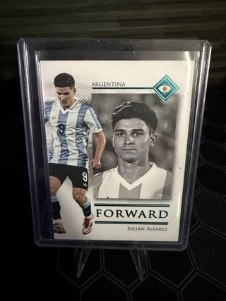 Carta collezionabile di Julián Álvarez 38/40 Futera Argentina