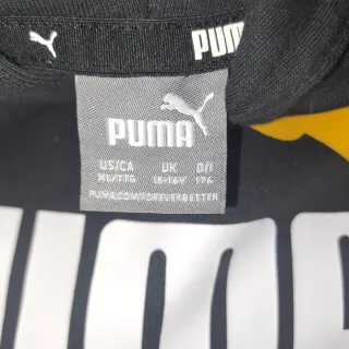 Sudadera Puma Negra con Capucha