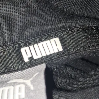 Sudadera Puma Negra con Capucha
