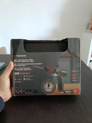 Set Taladro Atornillador Parkside