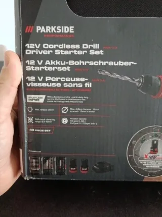 Set Taladro Atornillador Parkside