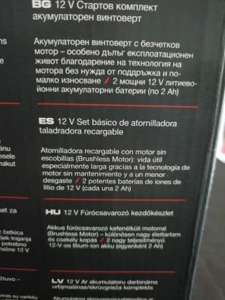 Set Taladro Atornillador Parkside