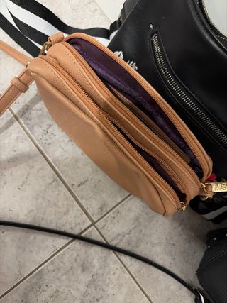 Lote 3 bolsos Misako: beige y negro