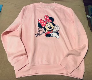 Sudadera rosa sin capucha de disney
