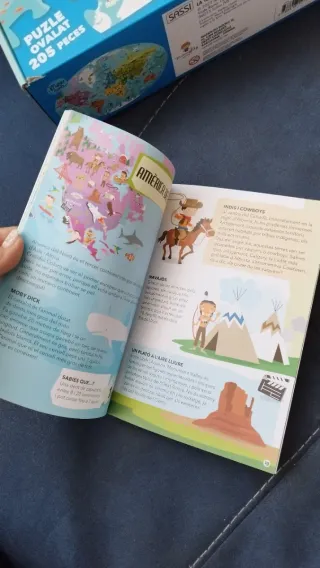 Puzzle La Tierra 205 piezas + libro