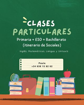 Clases particulares de refuerzo en Salamanca