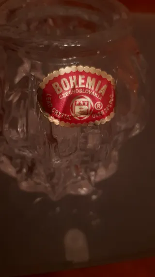 Candelabros Cristal Bohemia Vintage