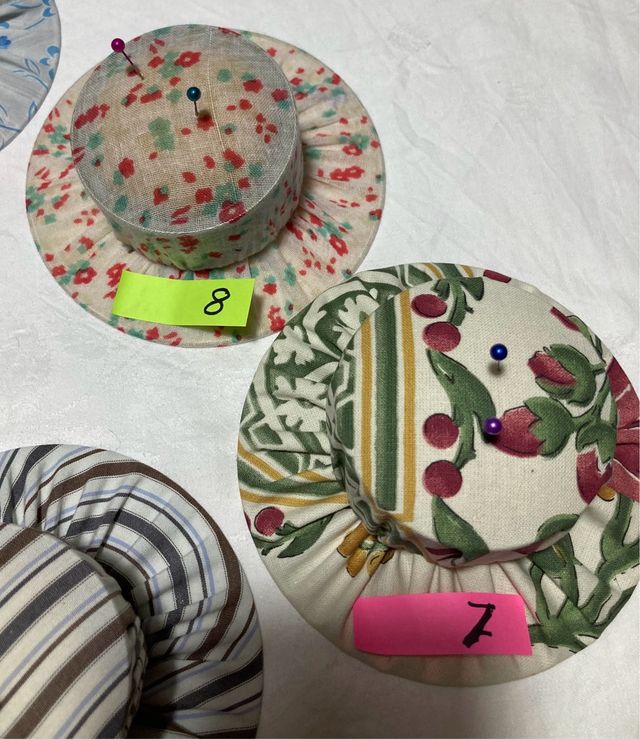 Alfileteros artesanales hechos a mano