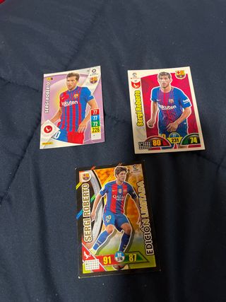 Cromos Sergi Roberto Panini Adrenalyn
