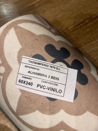 Alfombra Vinílica Hidráulica Nueva