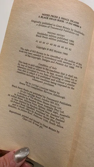 Bill Bryson. 3 books