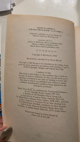 Bill Bryson. 3 books