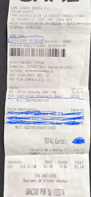 Controller Spectrum PS4 compatibile wireless