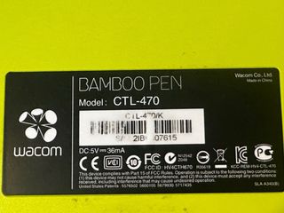 Tablet grafico Wacom Bamboo CTL470