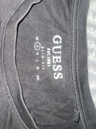Camiseta Guess Negra Talla M