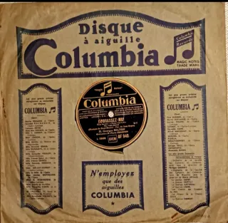 3 Discos Pizarra 78rpm Francia Años 30