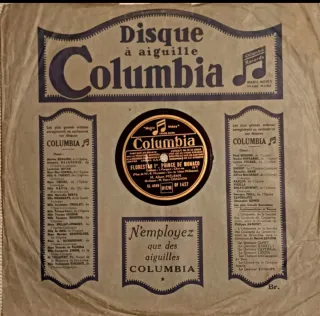 3 Discos Pizarra 78rpm Francia Años 30